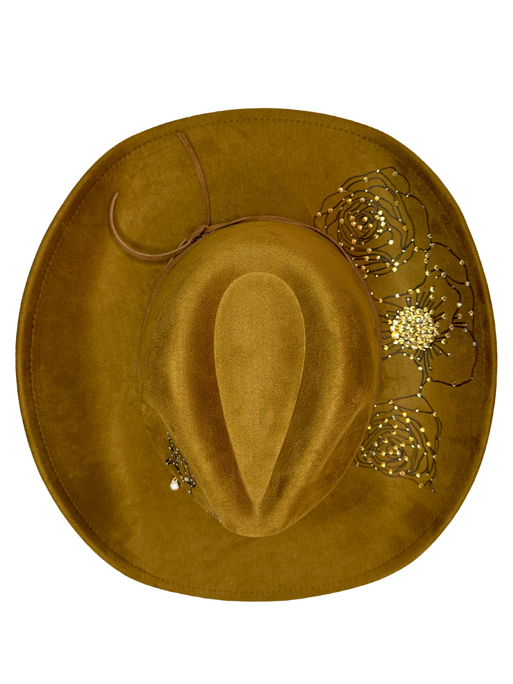 Rose & Vine Rhinestone Cowboy Hat